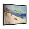 93854-73.jpg On the Beach below the Promenade des Anglais Framed Poster