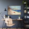 93854-74.jpg On the Beach below the Promenade des Anglais Framed Poster