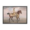 A Chestnut Horse at Exercise Framed Poster