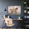 A Chestnut Horse at Exercise Framed Poster