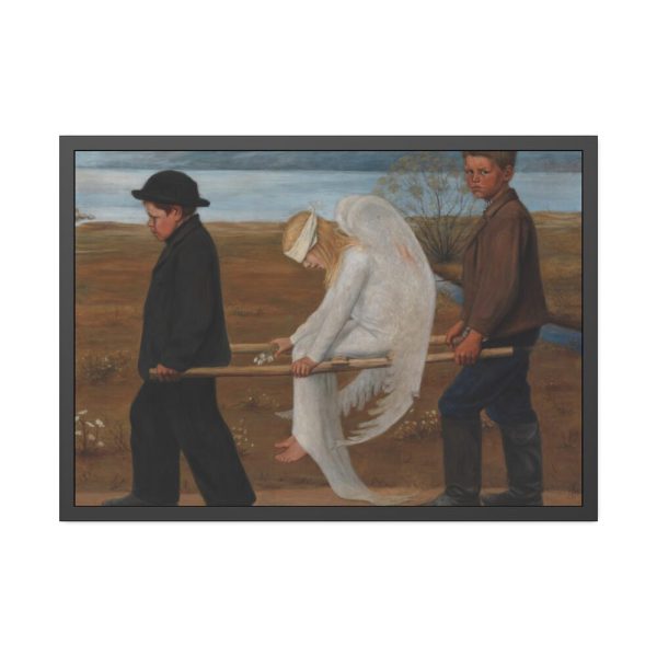 93855-100.jpg The Wounded Angel by Hugo Simberg Framed Poster