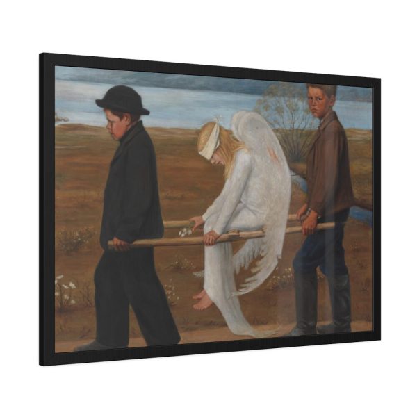 93855-101.jpg The Wounded Angel by Hugo Simberg Framed Poster