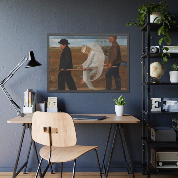 93855-102.jpg The Wounded Angel by Hugo Simberg Framed Poster