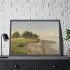93855-107.jpg Højerup Church on Stevns Klint by P. C. Skovgaard Framed Poster