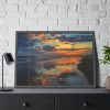 Caribbean Sea Sunset Framed Poster