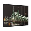 93855-129.jpg Budapest Liberty Bridge Franz Joseph Framed Poster