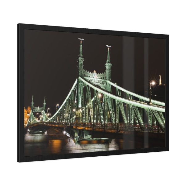 93855-129.jpg Budapest Liberty Bridge Franz Joseph Framed Poster