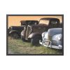 93855-132.jpg Antique Trucks and Cars Along the Road Framed Poster