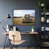 Car Field Old Truck Motor Framed Poster