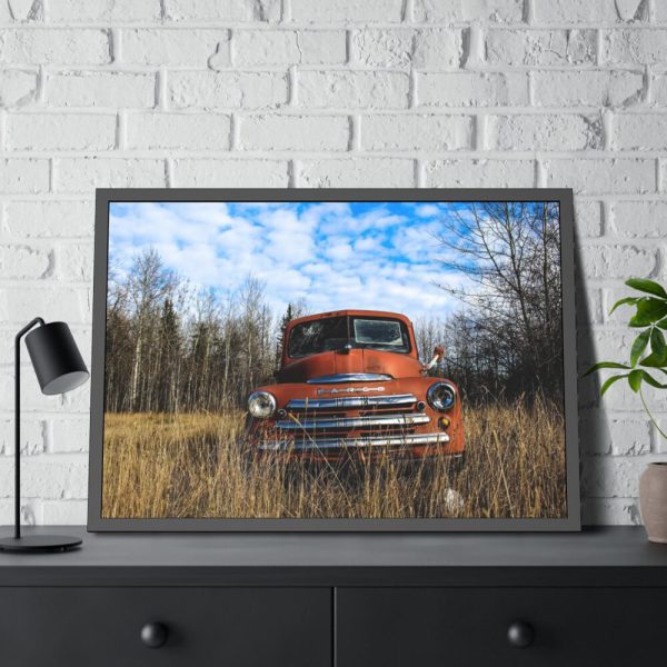 Truck Rustic Vintage Framed Poster