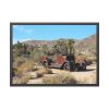 Oldtimer Wreck Rusty Truck Historic Desert California Framed Poster