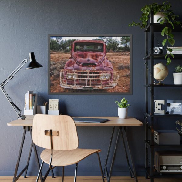 Austin Truck In Australian Nature Framed Poster