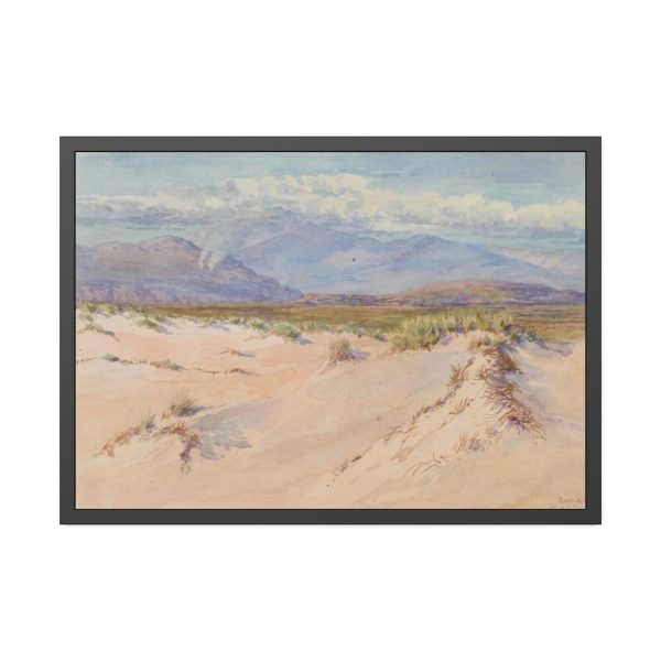 93855-16.jpg Sand Dunes, Harlech, North Wales, Framed Poster