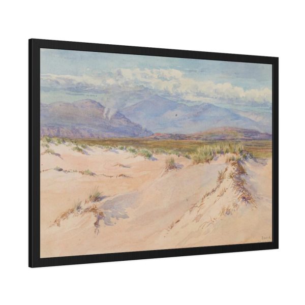 93855-17.jpg Sand Dunes, Harlech, North Wales, Framed Poster