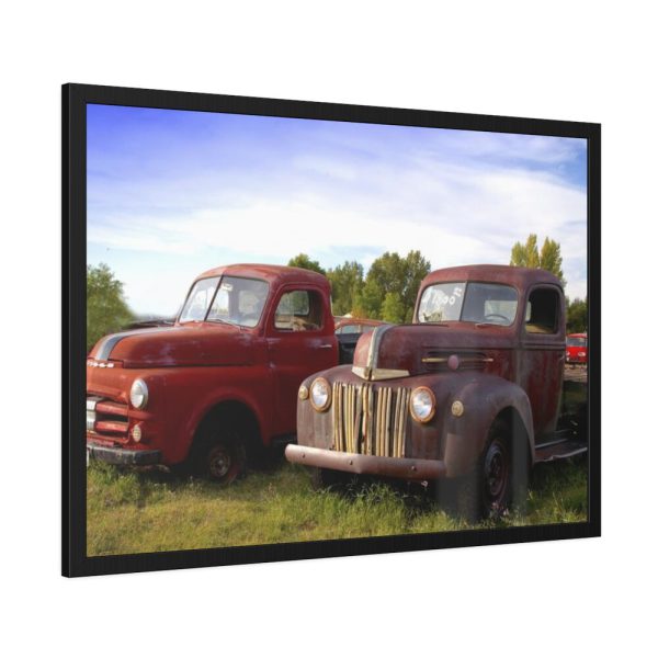 93855-185.jpg Old American Pickup Truck Framed Poster