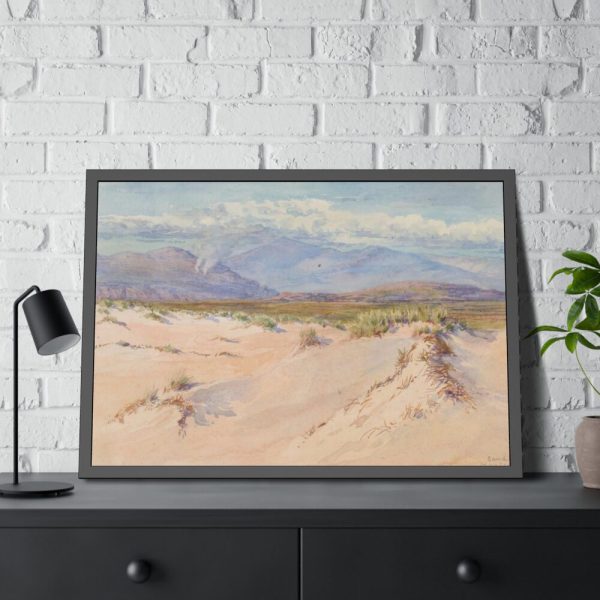 93855-19.jpg Sand Dunes, Harlech, North Wales, Framed Poster