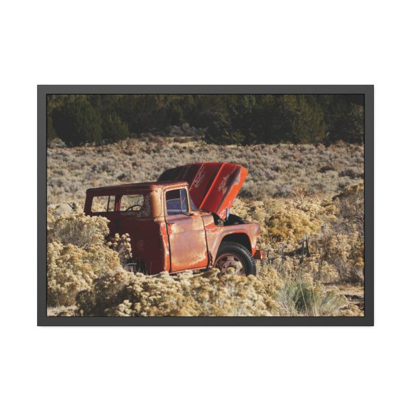 Old Ford Pickup Truck Framed Poster