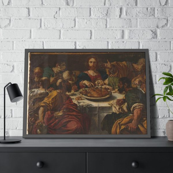 The Last Supper by Bartolomeo Schedoni Framed Poster