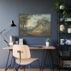 93855-2.jpg Cottage in a Landscape Framed Poster