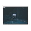 Scania Truck on the Road in the Mountains Framed Poster
