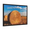 93855-229.jpg Straw Bales Framed Poster