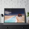 Truck on Salinas Grandes Framed Poster