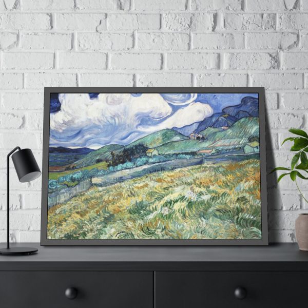 93855-291.jpg Landscape from Saint-Rémy by Vincent van Gogh Framed Poster
