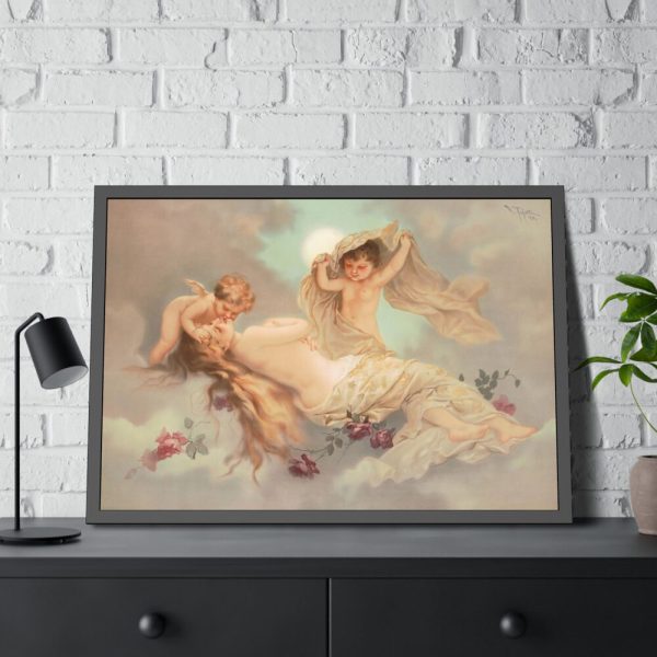 93855-307.jpg Aesthetic Cherubs Framed Poster