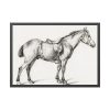 93855-312.jpg Standing horse by Jean Bernard Framed Poster