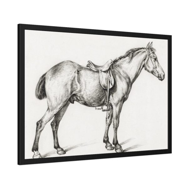 93855-313.jpg Standing horse by Jean Bernard Framed Poster