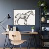 93855-314.jpg Standing horse by Jean Bernard Framed Poster