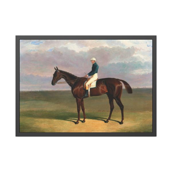 93855-316.jpg Margrave with James Robinson Up by John Frederick Herring Framed Poster