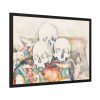 93855-325.jpg The Three Skulls by Paul Cézanne Framed Poster