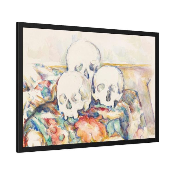 93855-325.jpg The Three Skulls by Paul Cézanne Framed Poster