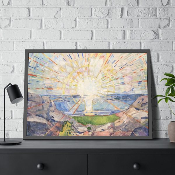 93855-331.jpg Solenintro by Edvard Munch Framed Poster