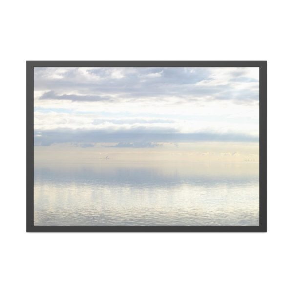 Sea and Sky Reflection Framed Poster