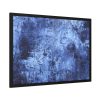 93855-341.jpg Blue Stripes With Blurred Texture Framed Poster