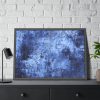 93855-343.jpg Blue Stripes With Blurred Texture Framed Poster