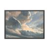 93855-344.jpg Study of Clouds with a Sunset by Simon Alexandre Clément Denis Framed Poster