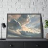 93855-347.jpg Study of Clouds with a Sunset by Simon Alexandre Clément Denis Framed Poster