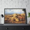 93855-35.jpg The Harvest Cradle, Framed Poster