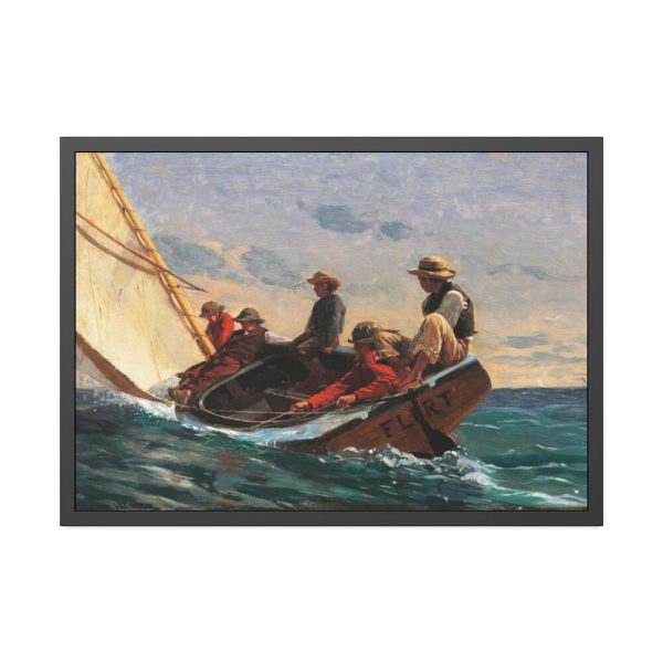 93855-352.jpg The Flirt by Winslow Homer Framed Poster