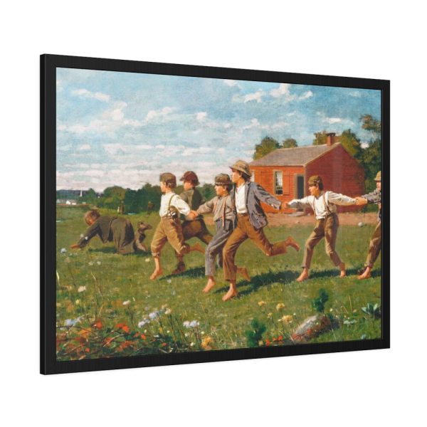 93855-357.jpg Snap the Whip by Winslow Homer Framed Poster