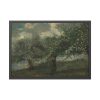 Girl Picking Apple Blossoms by Winslow Homer Framed Poster