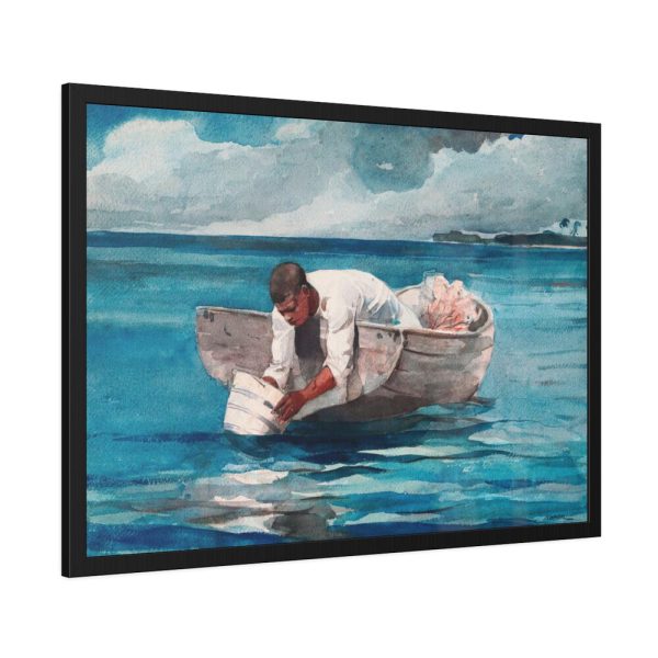 93855-385.jpg The Water Fan by Winslow Homer Framed Poster