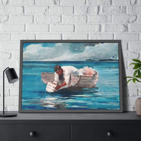 93855-387.jpg The Water Fan by Winslow Homer Framed Poster