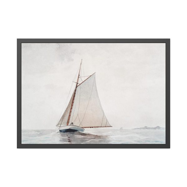 93855-40.jpg Sailing off Gloucester by Winslow Homer Framed Poster
