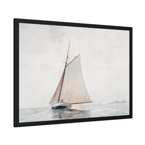 93855-41.jpg Sailing off Gloucester by Winslow Homer Framed Poster