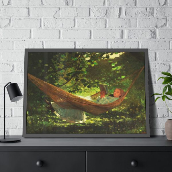 93855-63.jpg Sunlight and Shadow by Winslow Homer Framed Poster