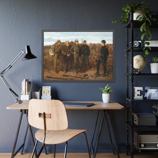 93855-70.jpg Prisoners from the Front by Winslow Homer Framed Poster